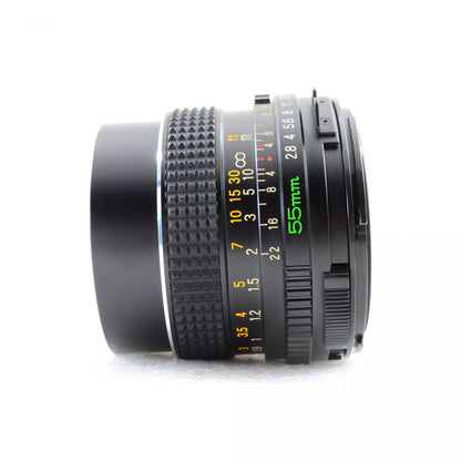 【中古】Mamiya Sekor C 55mm f/2.8 単焦点 広角 カメラレンズ 交換レンズ マミヤ S/N:23599