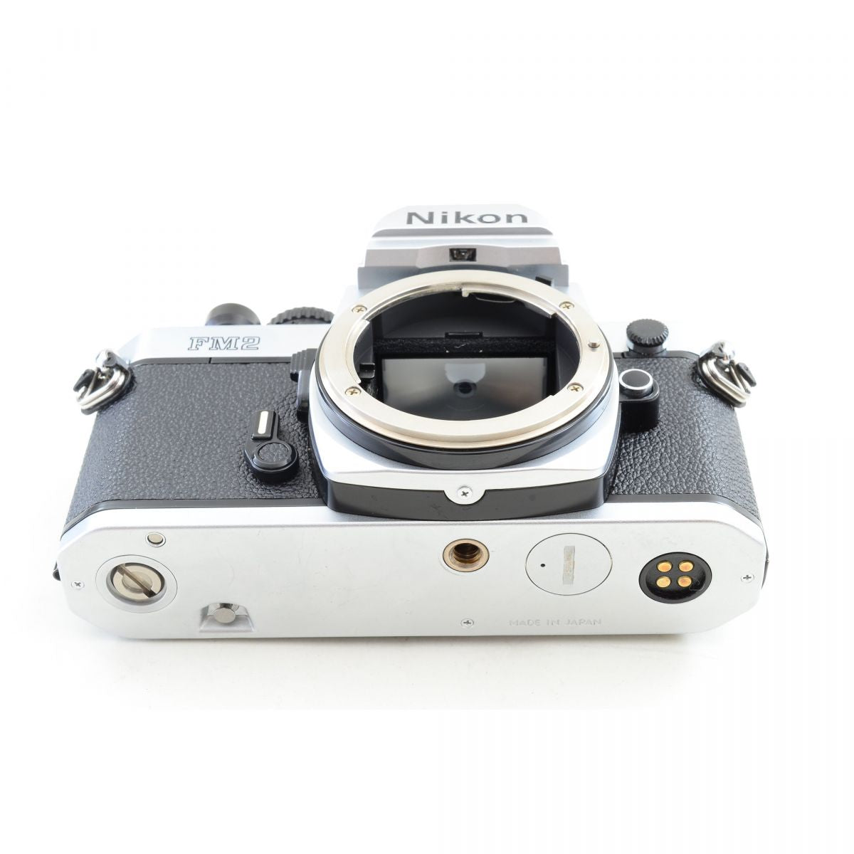 【中古】Nikon New FM2 シルバー 35mm フィルムカメラ FM2N ニコン S/N: 7846176