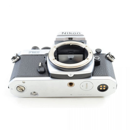 【中古】Nikon New FM2 シルバー 35mm フィルムカメラ FM2N ニコン S/N: 7846176