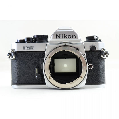 【中古】Nikon New FM2 シルバー 35mm フィルムカメラ FM2N ニコン S/N: 7846176