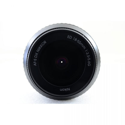【中古】Nikon AF-S DX 18-55mm f/3.5-5.6 G ED VR ズーム カメラレンズ 交換レンズ ニコン S/N:2065745