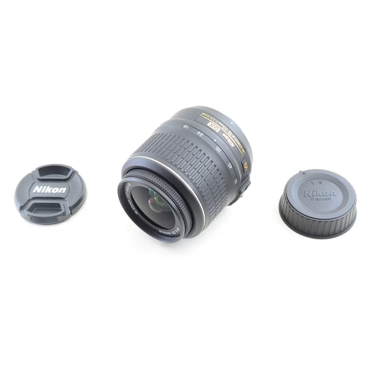 【中古】Nikon AF-S DX 18-55mm f/3.5-5.6 G ED VR ズーム カメラレンズ 交換レンズ ニコン S/N:52725195
