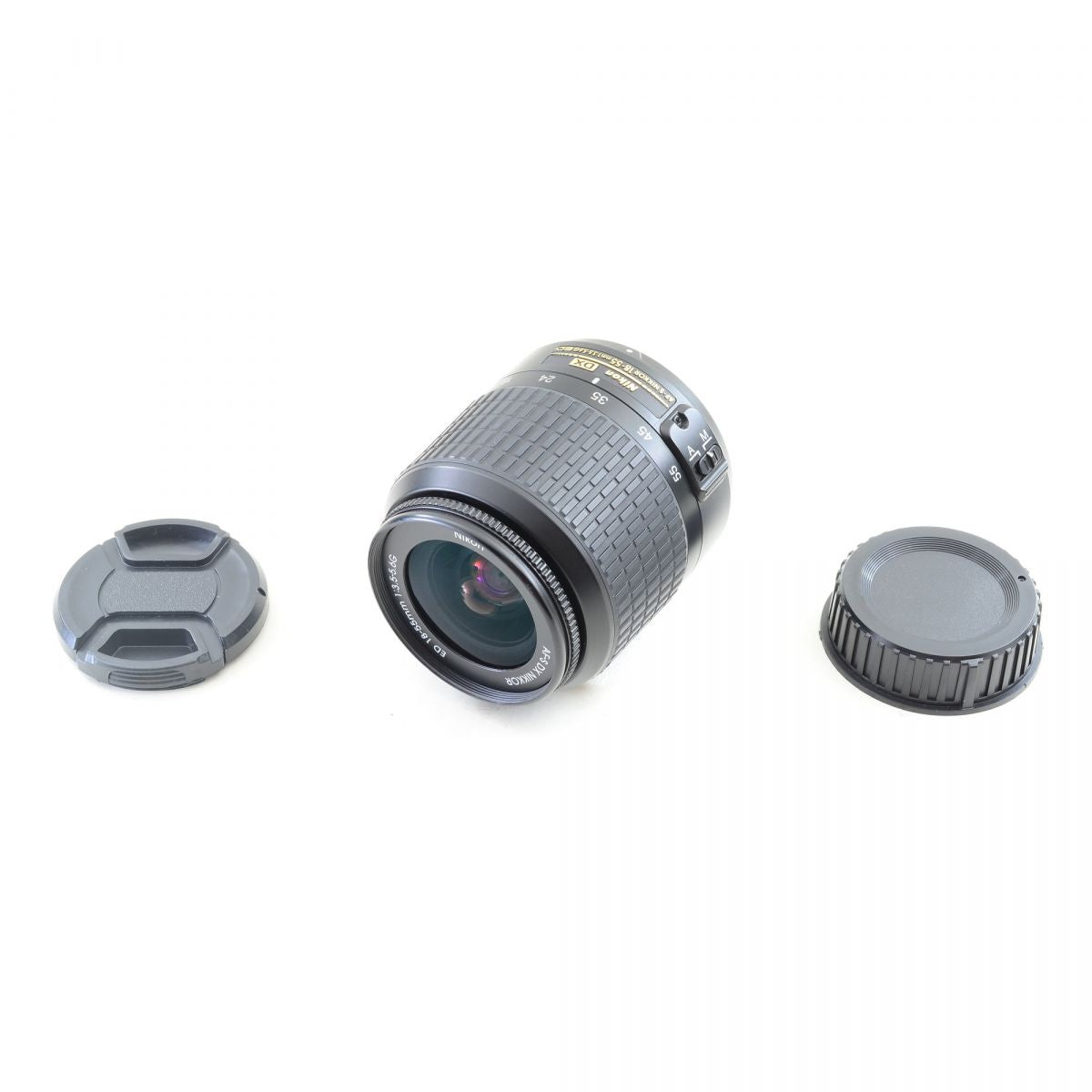 【中古】Nikon AF-S DX 18-55mm f/3.5-5.6 G ED VR ズーム カメラレンズ 交換レンズ ニコン S/N:2065745
