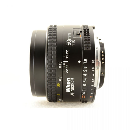 【中古】Nikon AF NIKKOR 50mm f/1.8 標準 単焦点レンズ ニコン S/N: 400716