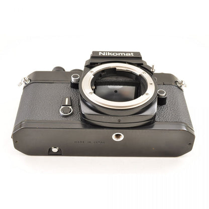 【中古】Nikon Nikomat EL Black + Micro 55mm f/3.5 カメラレンズセット