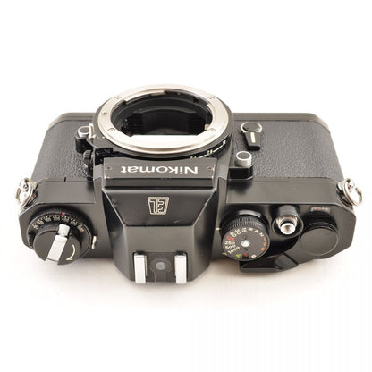 【中古】Nikon Nikomat EL Black + Micro 55mm f/3.5 カメラレンズセット