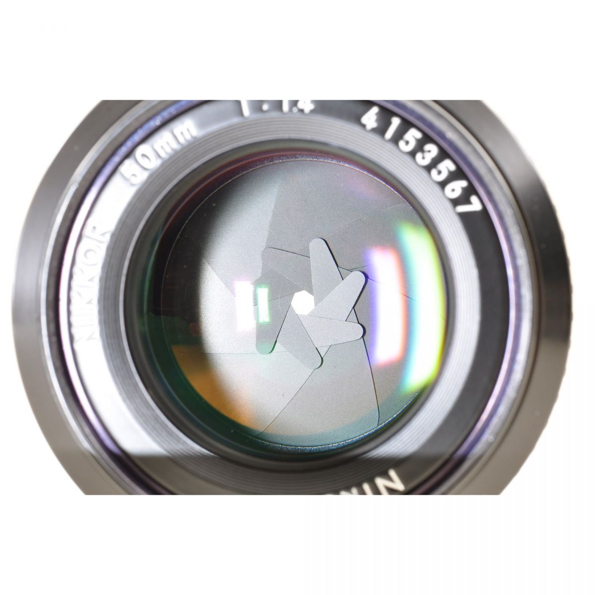 【中古】Nikon FE ブラック ボディ35mm 一眼レフカメラ+Nikon Ai Nikkor 50mm F1.4 単焦点レンズ
