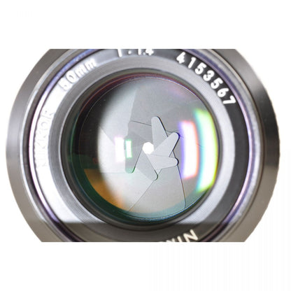 【中古】Nikon FE ブラック ボディ35mm 一眼レフカメラ+Nikon Ai Nikkor 50mm F1.4 単焦点レンズ