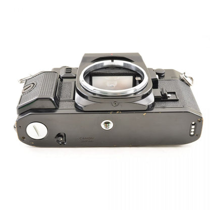 【中古】Canon A-1 ブラック NFD 50mm f1.4 フィルムカメラ 一眼レフ レンズセット 　