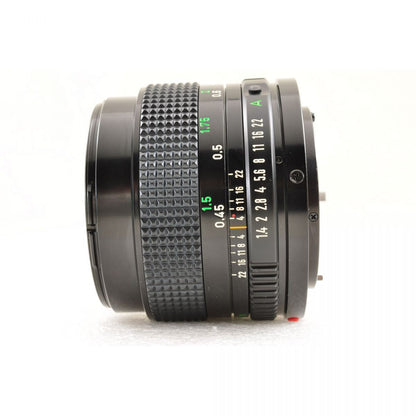 【中古】Canon A-1 ブラック NFD 50mm f1.4 フィルムカメラ 一眼レフ レンズセット 　