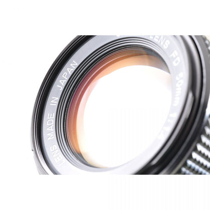 【中古】Canon A-1 ブラック NFD 50mm f1.4 フィルムカメラ 一眼レフ レンズセット 　