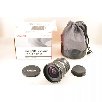 Canon EF-S 10-22mm F/3.5-4.5 USM SLR Wide Angle Lens w/Box *Near Mint+5* #4225