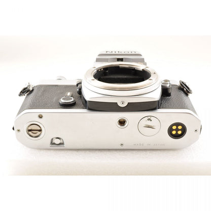【中古】Nikon FM シルバー + Ai 24mm f/2.8 広角 単焦点 MFレンズセット