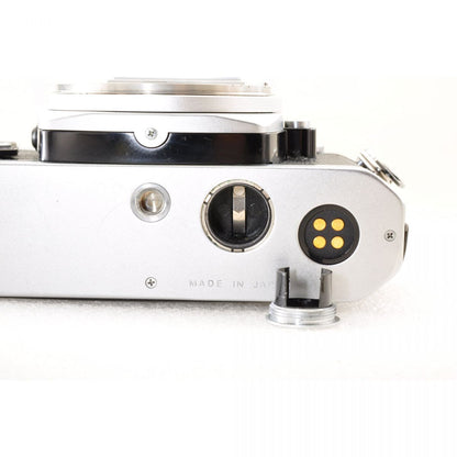 【中古】Nikon FM シルバー + Ai 24mm f/2.8 広角 単焦点 MFレンズセット