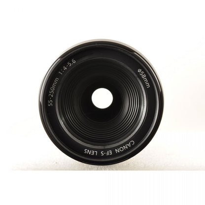 【中古】Canon EF-S 55-250mm F4-5.6 IS 手ブレ補正付 望遠ズームレンズ