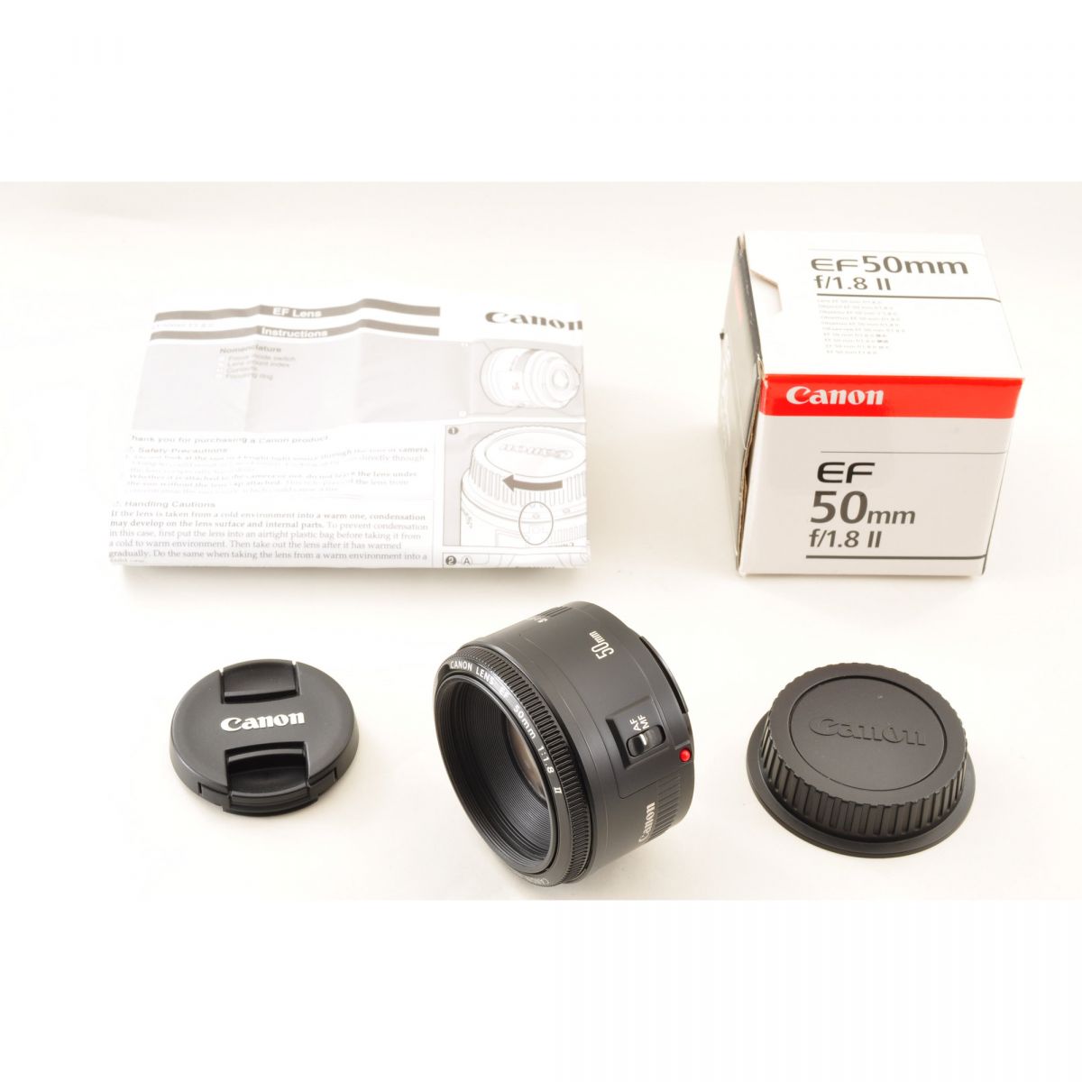 【中古】【 Canon EF 50mm f/1.8 II AF標準単焦点レンズ, BOX 】 キヤノン canon ef レンズ 中古 中古レンズキャノン canon EF カメラレン?