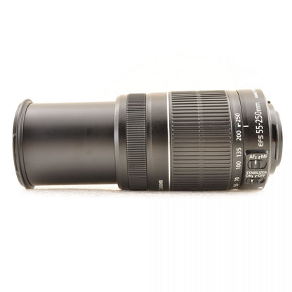 【中古】Canon EF-S 55-250mm F4-5.6 IS II 手振れ補正付 望遠ズームレンズ 第2世代 フード