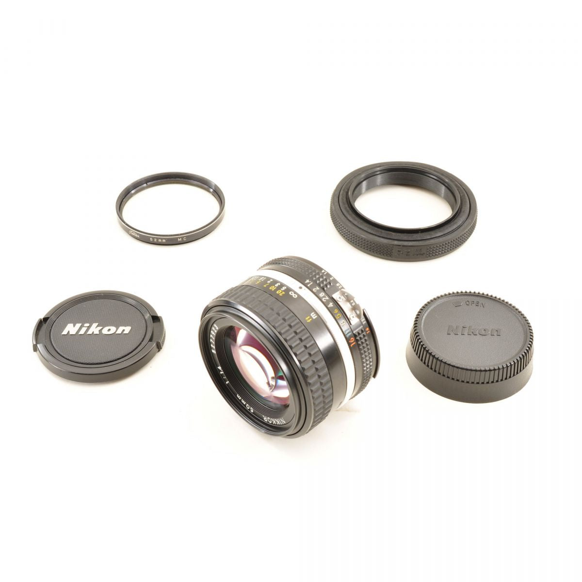 【中古】 【 Nikon AI-S NIKKOR 50mm f/1.4 MF単焦点レンズ, フード 】 Nikon 中古 NIKON レンズ nikkor 50mm f1.4 カメラレンズ