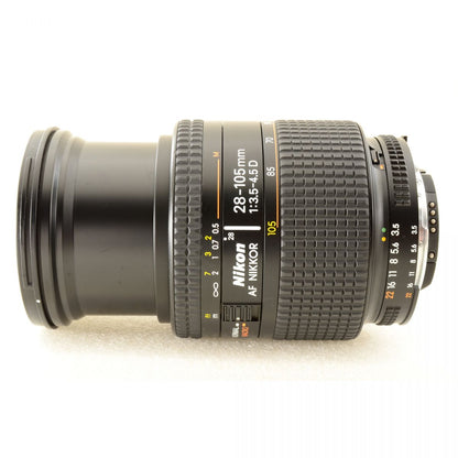 【中古】Nikon AF Zoom NIKKOR 28-105mm f/3.5-4.5 D 標準 ズームレンズ ニコン S/N: 258846