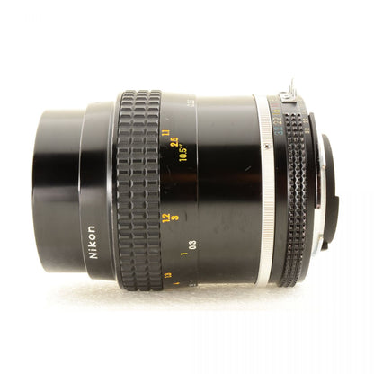 【中古】Nikon Ai Micro NIKKOR 55mm f/3.5 マクロ 単焦点レンズ ニコン S/N: 1023928