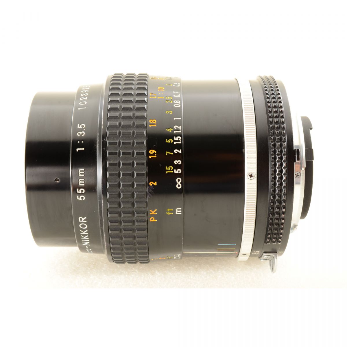 【中古】Nikon Ai Micro NIKKOR 55mm f/3.5 マクロ 単焦点レンズ ニコン S/N: 1023928