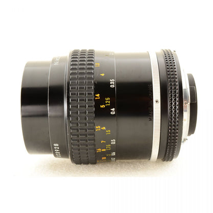 【中古】Nikon Ai Micro NIKKOR 55mm f/3.5 マクロ 単焦点レンズ ニコン S/N: 1023928