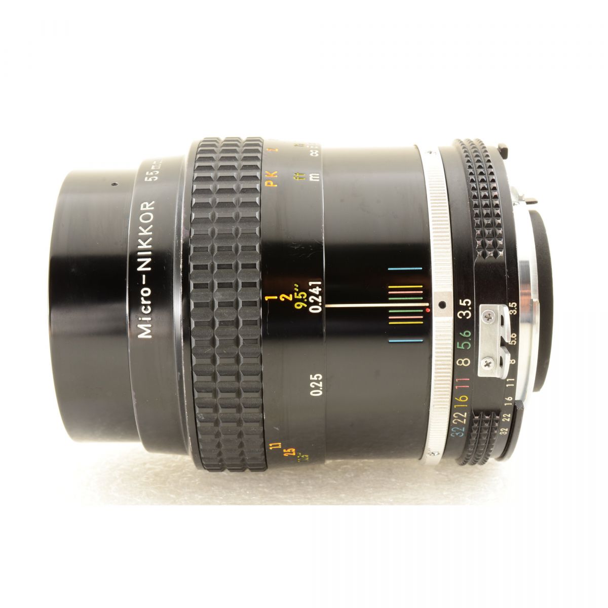 【中古】Nikon Ai Micro NIKKOR 55mm f/3.5 マクロ 単焦点レンズ ニコン S/N: 1023928