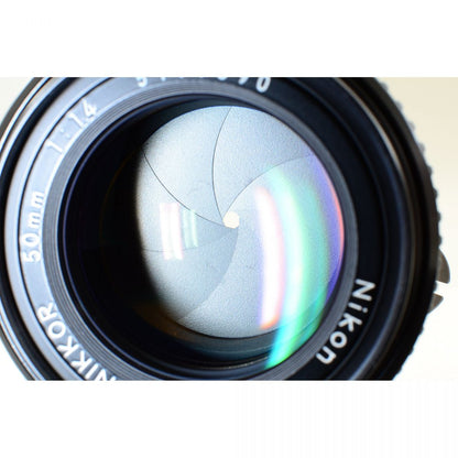 【中古】Nikon AI-S NIKKOR 50mm f/1.4 標準 単焦点レンズ ニコン S/N: 5199590