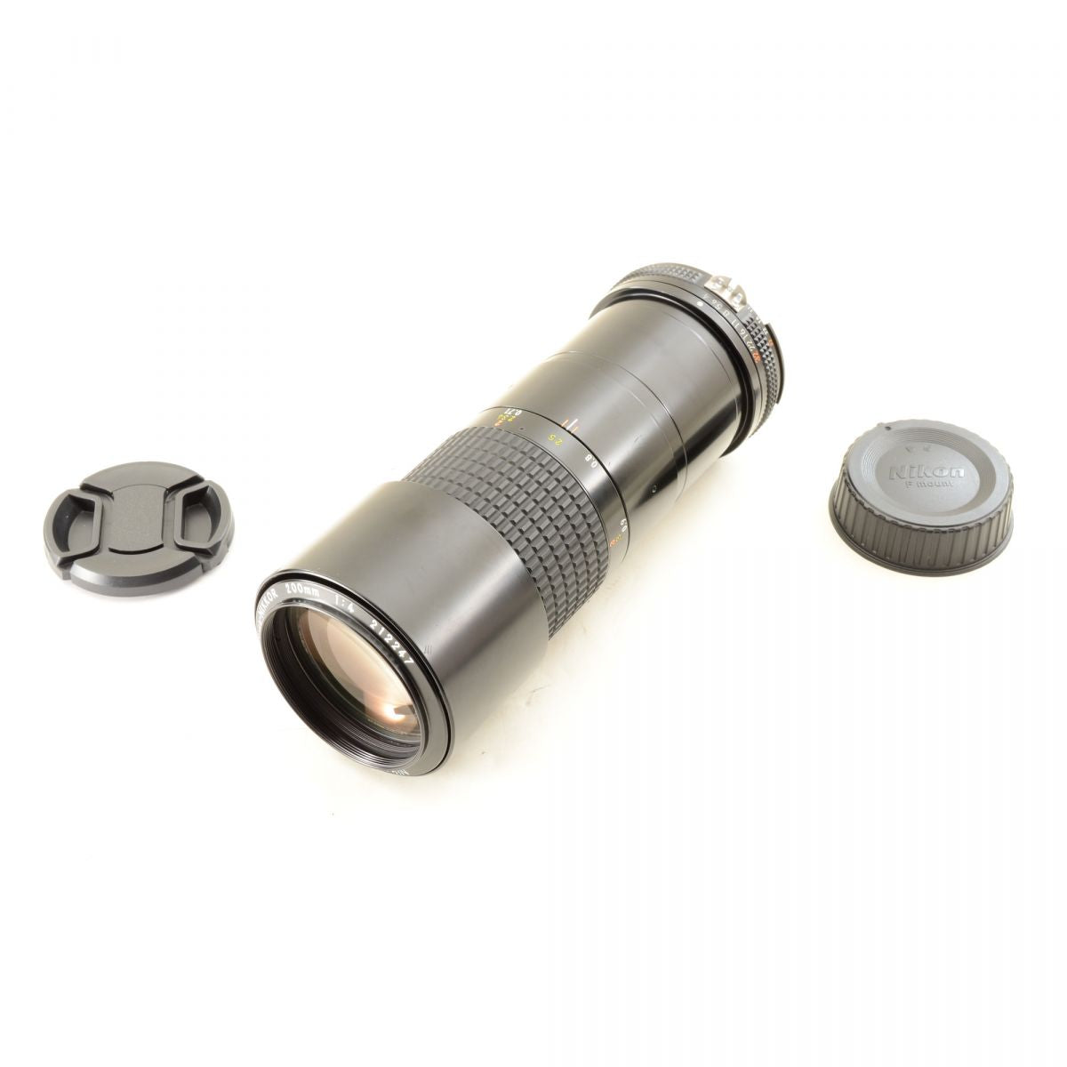 【中古】Nikon AI-S Micro NIKKOR 200mm f/4 望遠 マクロ 単焦点レンズ ニコン S/N: 212247