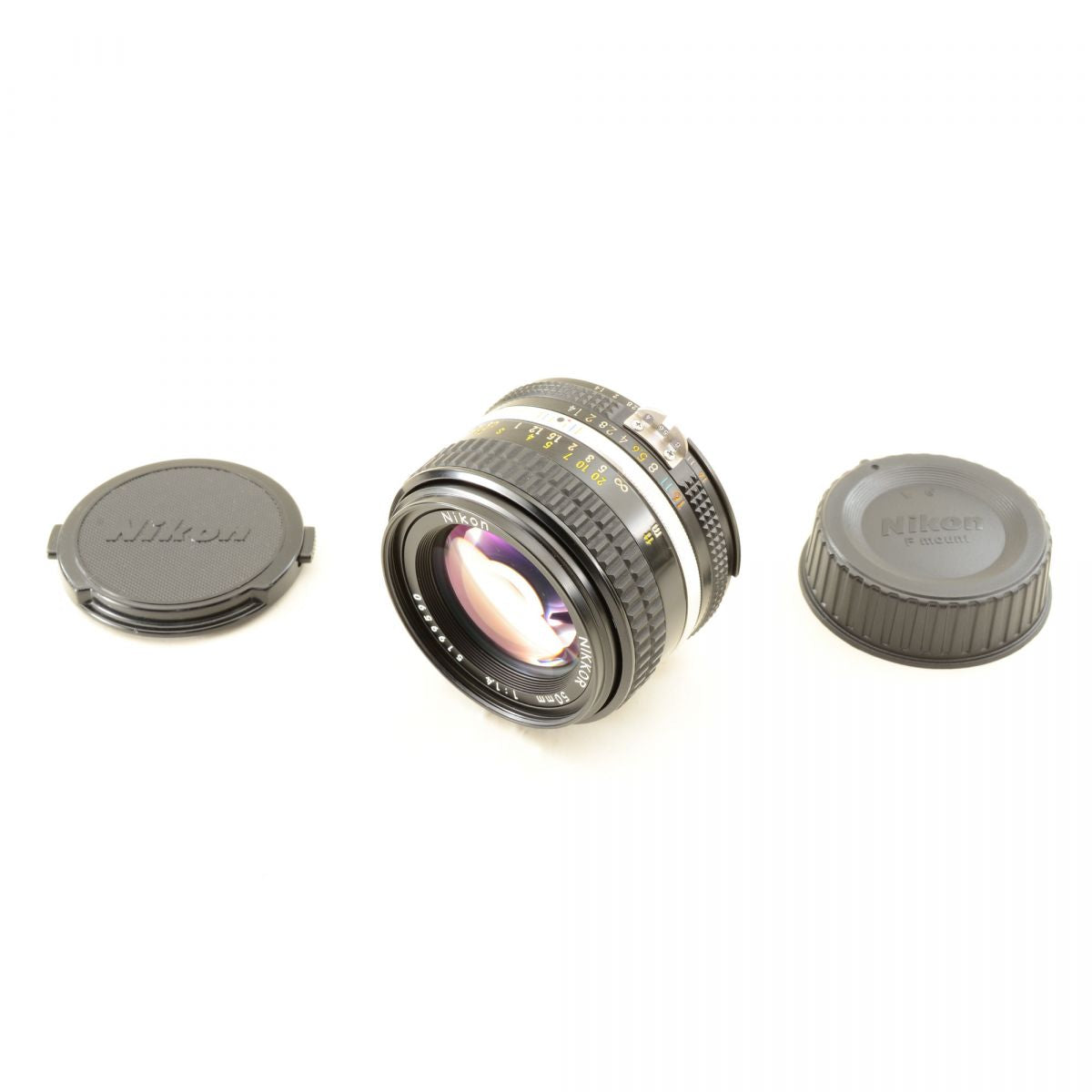 【中古】Nikon AI-S NIKKOR 50mm f/1.4 標準 単焦点レンズ ニコン S/N: 5199590