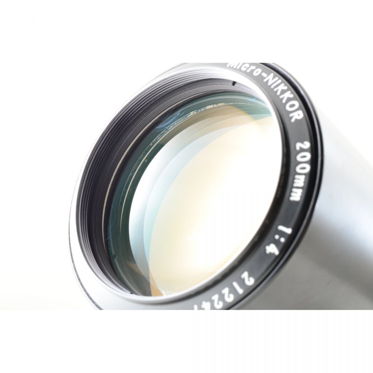 【中古】Nikon AI-S Micro NIKKOR 200mm f/4 望遠 マクロ 単焦点レンズ ニコン S/N: 212247