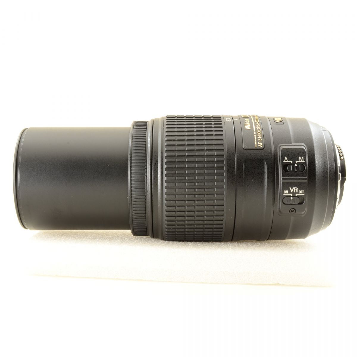 【中古】Nikon AF-S DX NIKKOR 55-300mm f/4.5-5.6G ED VR 望遠 ズームレンズ フード付 ニコン S/N: 3097508