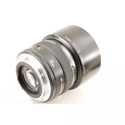 【中古】Canon EF 50mm f/1.4 USM 標準 単焦点レンズ , フード付き