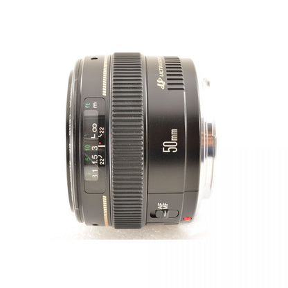 【中古】Canon EF 50mm f/1.4 USM 標準 単焦点レンズ , フード付き
