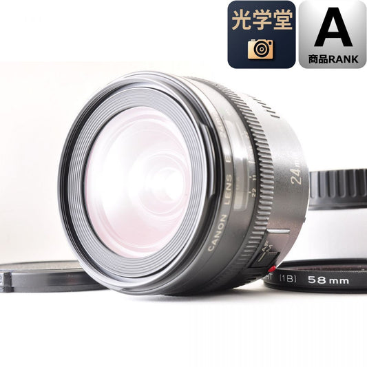 【中古】Canon EF 24mm F2.8 広角単焦点レンズ キヤノン