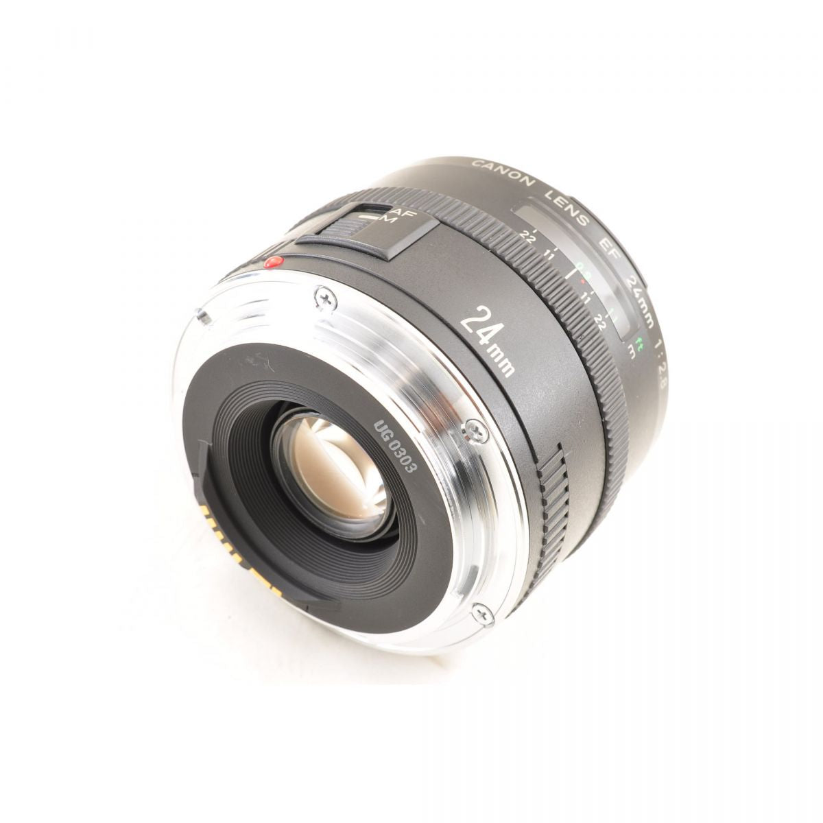 【中古】Canon EF 24mm F2.8 広角単焦点レンズ キヤノン