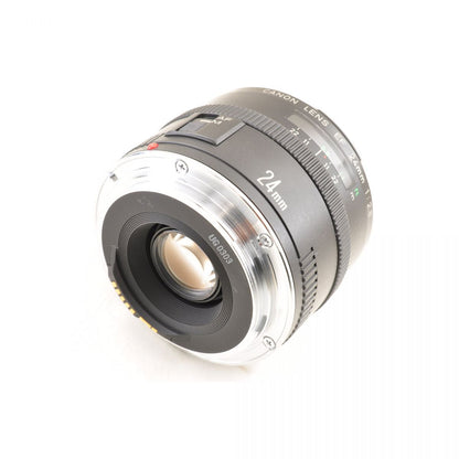 【中古】Canon EF 24mm F2.8 広角単焦点レンズ キヤノン
