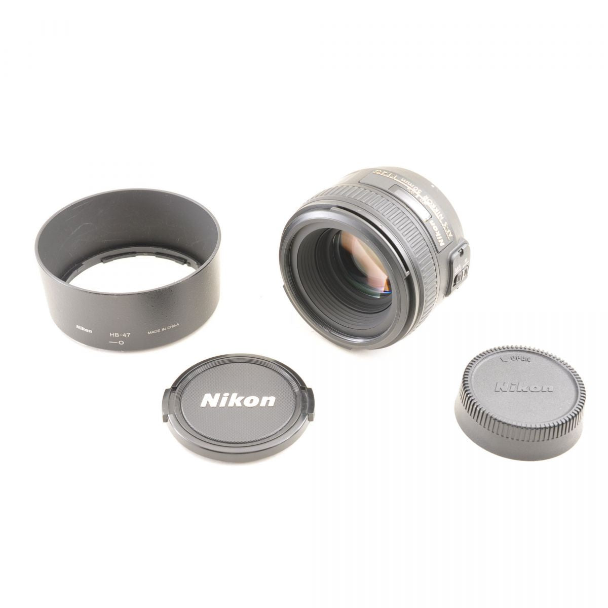 【中古】Nikon AF-S FX NIKKOR 50mm f/1.4 G Standard 単焦点レンズ フード