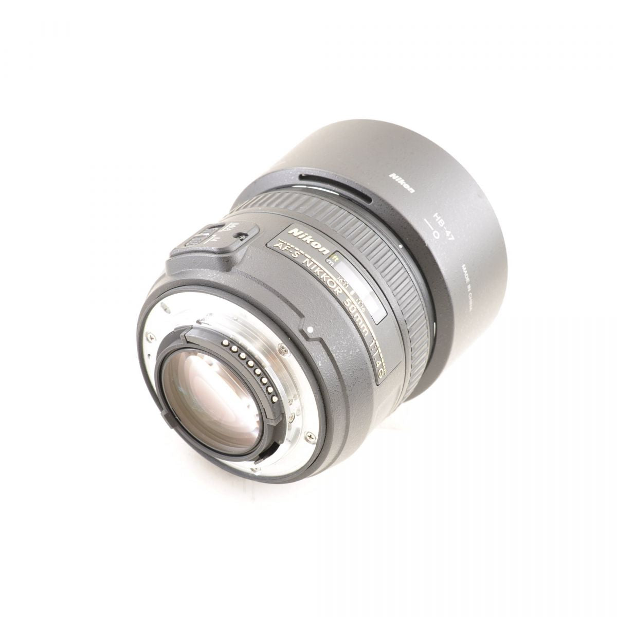 【中古】Nikon AF-S FX NIKKOR 50mm f/1.4 G Standard 単焦点レンズ フード