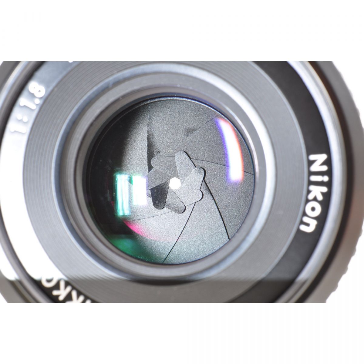 【中古】Nikon EM ブラック 35mm フィルム一眼レフカメラ+ニコン Ai-S 50mm f/1.8 パンケーキレンズセット