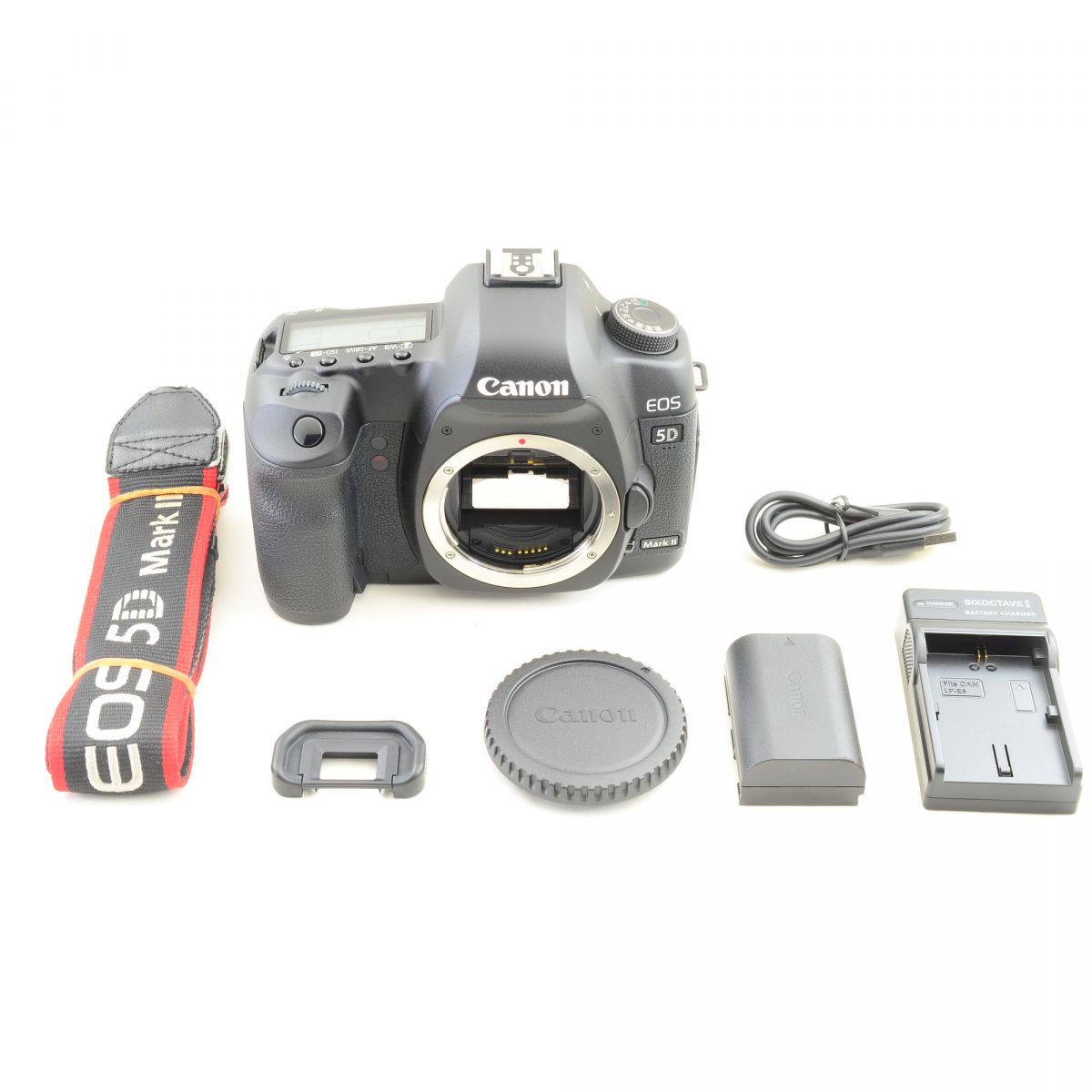 【中古】Canon EOS 5D Mark II 21.1 MP デジタル 一眼レフ カメラ ボディ キャノン S/N: 2111300452