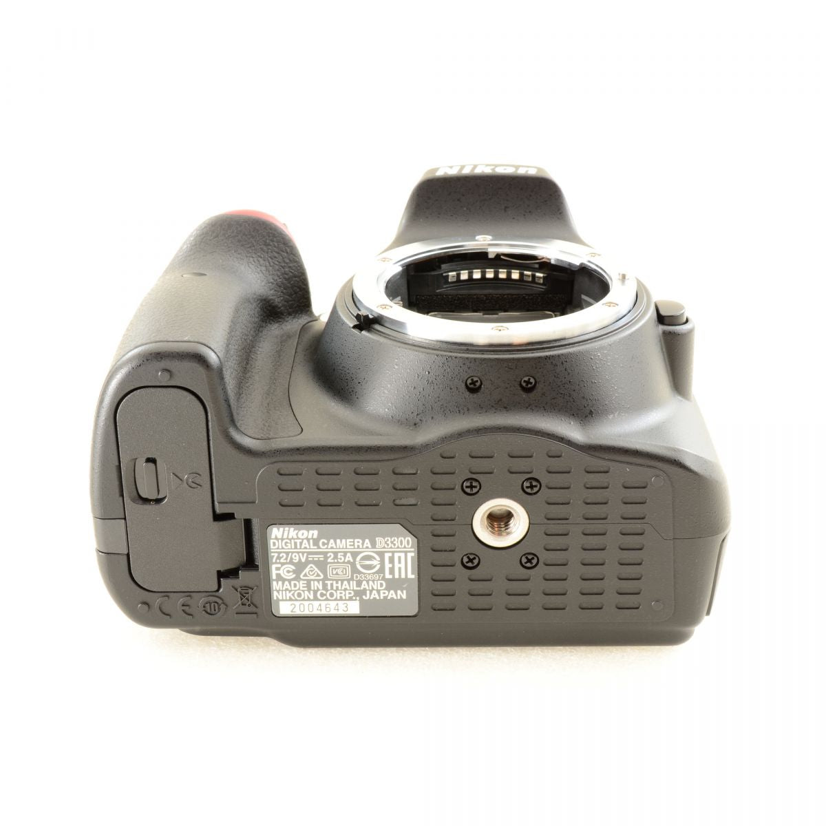 【中古】Nikon D3300 24.2MP ブラック AF-S 18-55mm II 55-200mm VR ダブルズームキット ニコン S/N: 2004643