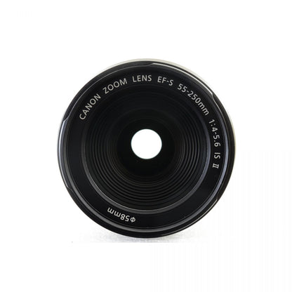 【中古】Canon EOS Kiss X5 デジタル一眼レフ EF-S 55-250mm f/4-5.6 IS II 望遠ズームレンズセット キヤノン S/N:131055012220