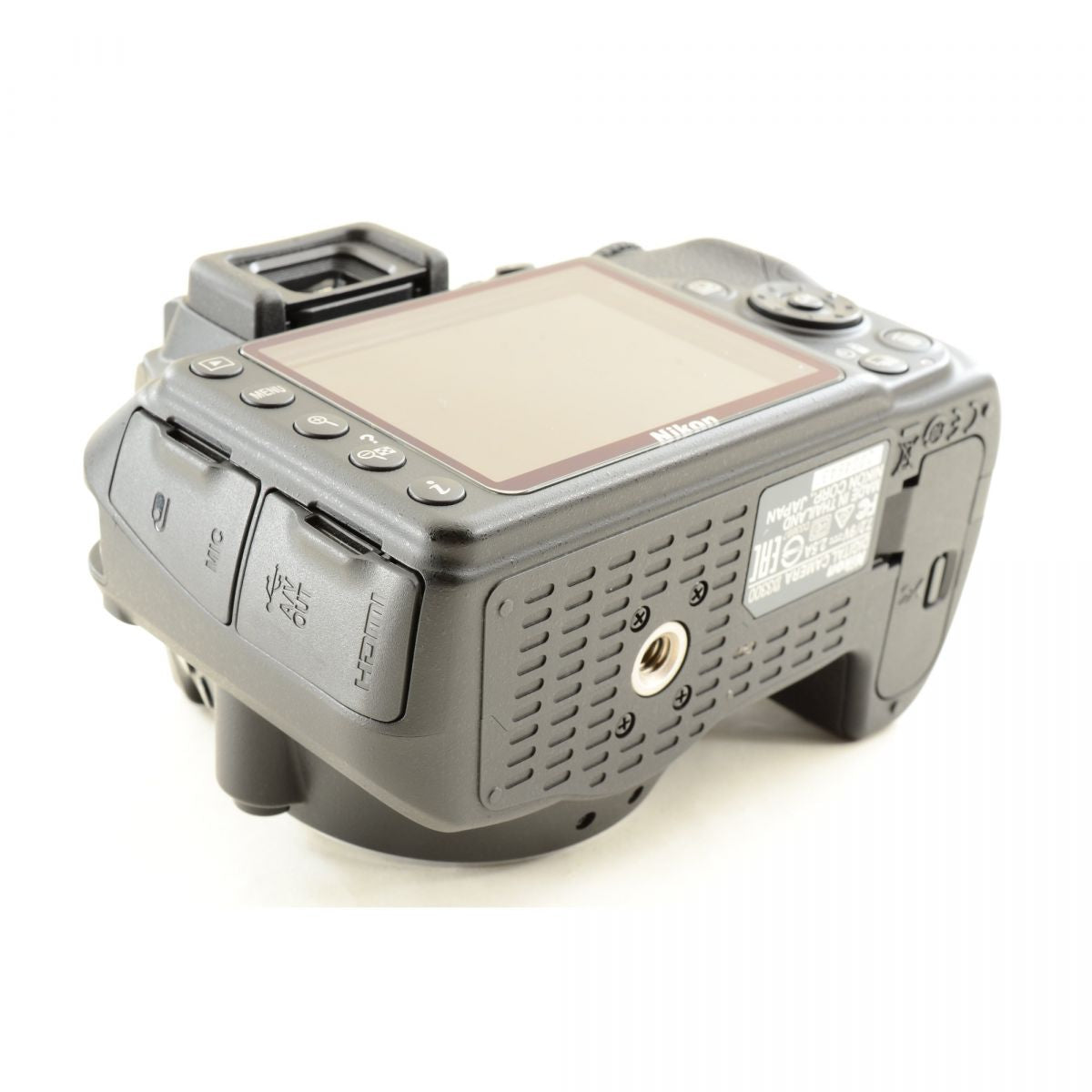 【中古】Nikon D3300 24.2MP ブラック AF-S 18-55mm II 55-200mm VR ダブルズームキット ニコン S/N: 2004643