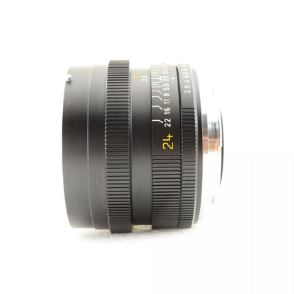 【中古】Leica Leitz Elmarit-R 24mm F2.8 広角 単焦点 カメラレンズ 交換レンズ フード フィルター付き ライカ S/N:3102319