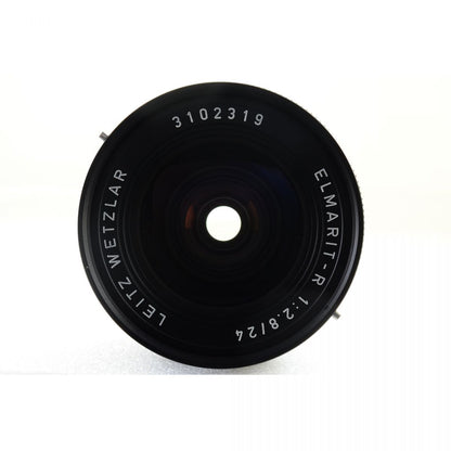 【中古】Leica Leitz Elmarit-R 24mm F2.8 広角 単焦点 カメラレンズ 交換レンズ フード フィルター付き ライカ S/N:3102319