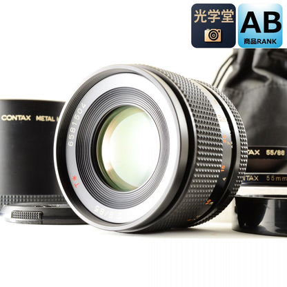 【中古】Contax Carl Zeiss Sonnar 85mm F2.8 T* AEJ フード付き 単焦点 カメラレンズ 交換レンズ コンタックス S/N:6581504