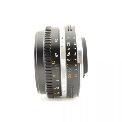 【中古】Nikon Ai-S NIKKOR 50mm F1.8 パンケーキ 単焦点 カメラレンズ 交換レンズ ニコン S/N:4444001