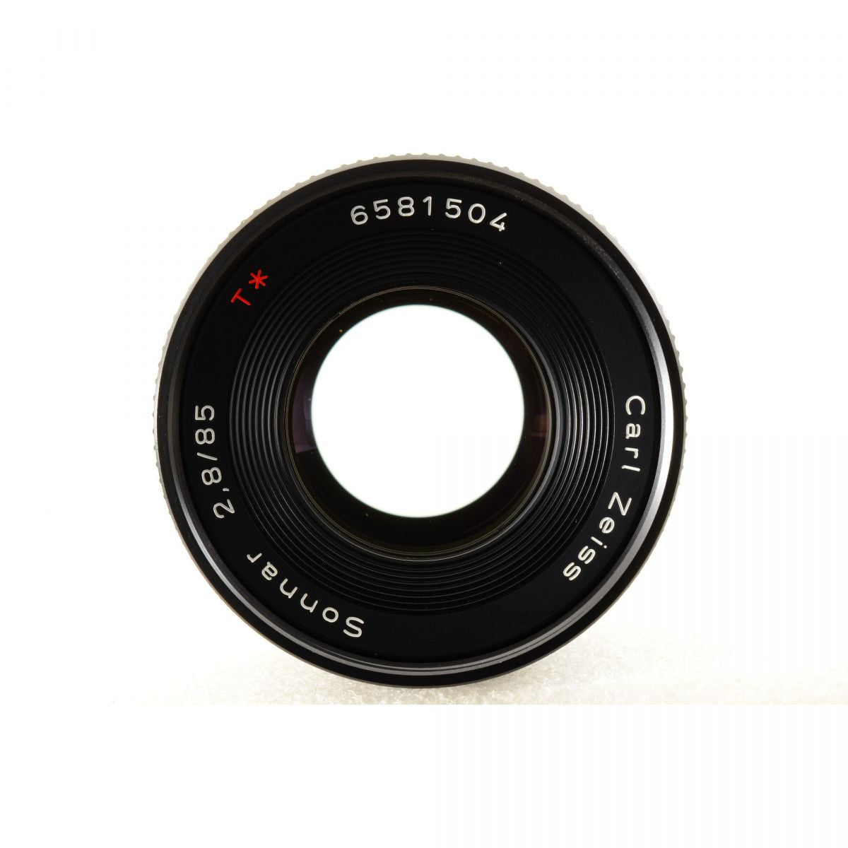 【中古】Contax Carl Zeiss Sonnar 85mm F2.8 T* AEJ フード付き 単焦点 カメラレンズ 交換レンズ コンタックス S/N:6581504