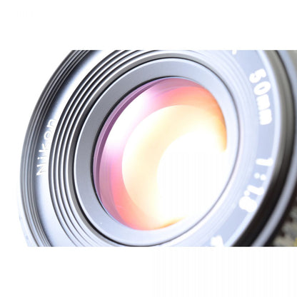 【中古】Nikon Ai-S NIKKOR 50mm F1.8 パンケーキ 単焦点 カメラレンズ 交換レンズ ニコン S/N:4444001
